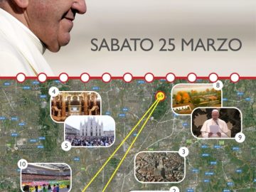 Le tappe di Francesco. Ecco come si svolgerà la visita del Santo Padre a Milano sabato 25 marzo
