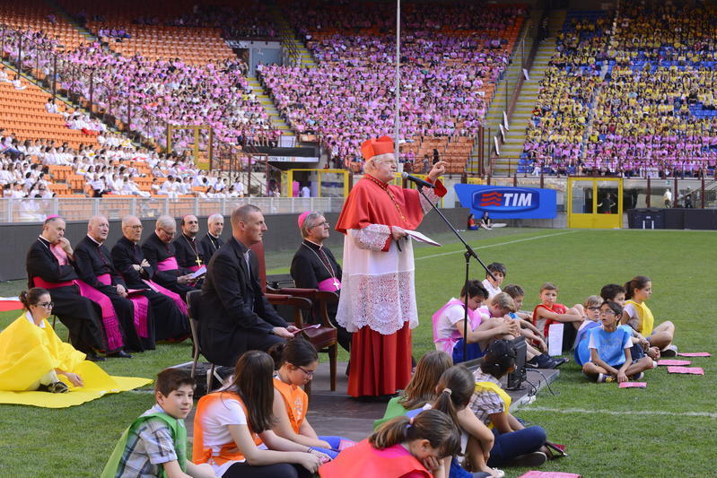 Scola incontra i cresimandi 2015