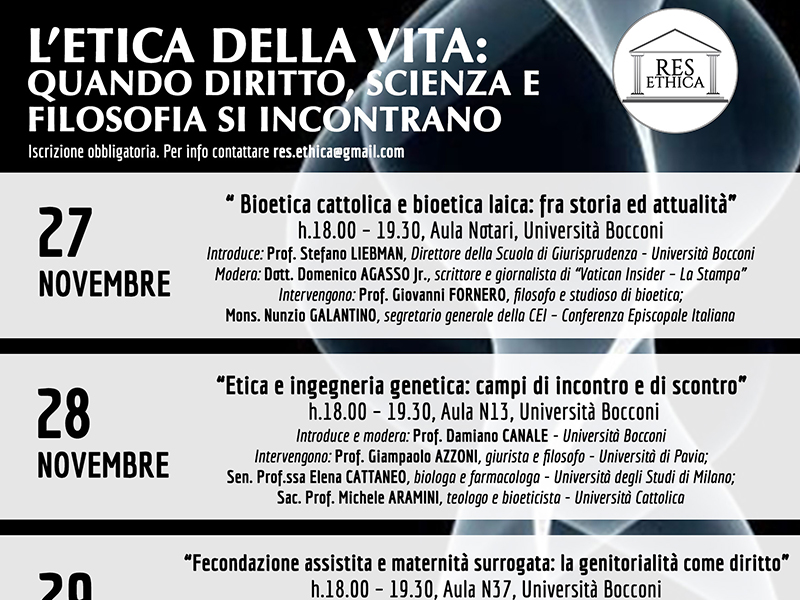 Associazione Res Ethica - L'etica della vita