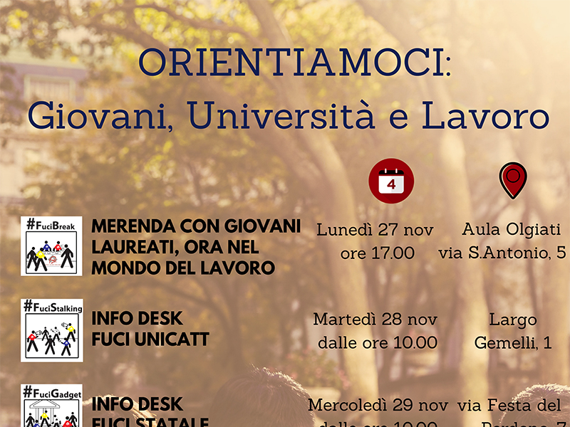 Fuci - X Settimana dell'Università