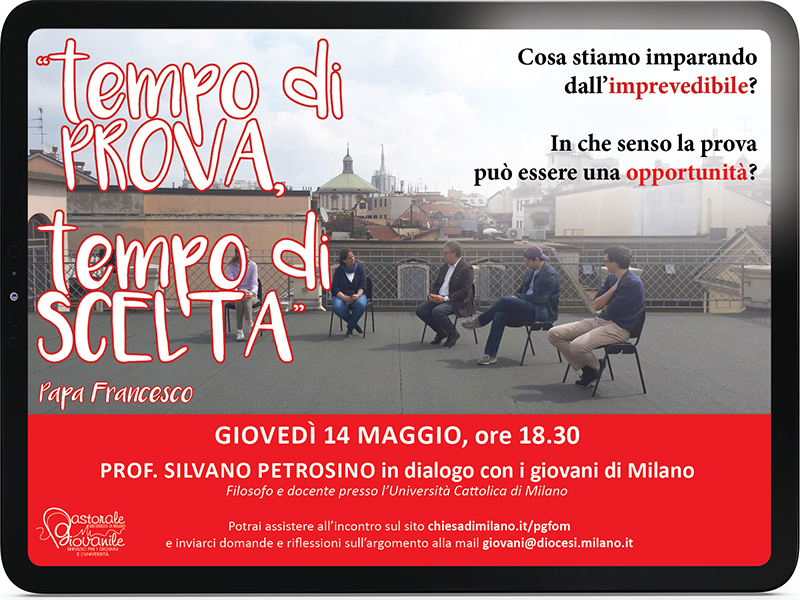 Prof. Petrosino in dialogo con i giovani di Milano - 14 maggio