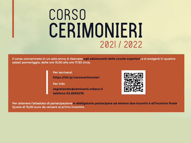 Immagine Corso cerimonieri 2021-2022