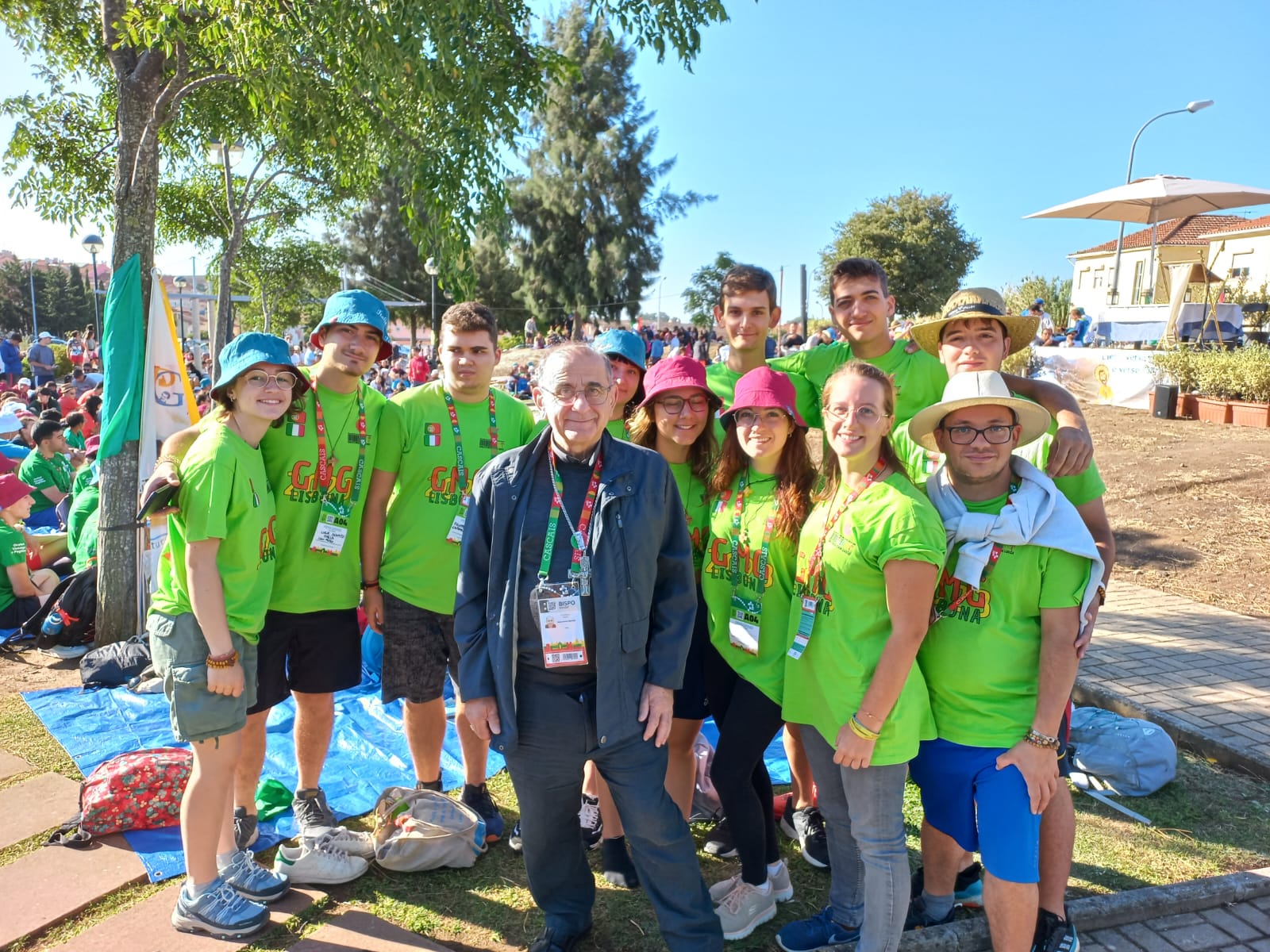 I giovani dell'Unità di pastorale giovanile Arluno Casorezzo, decanato Villoresi, in GMG