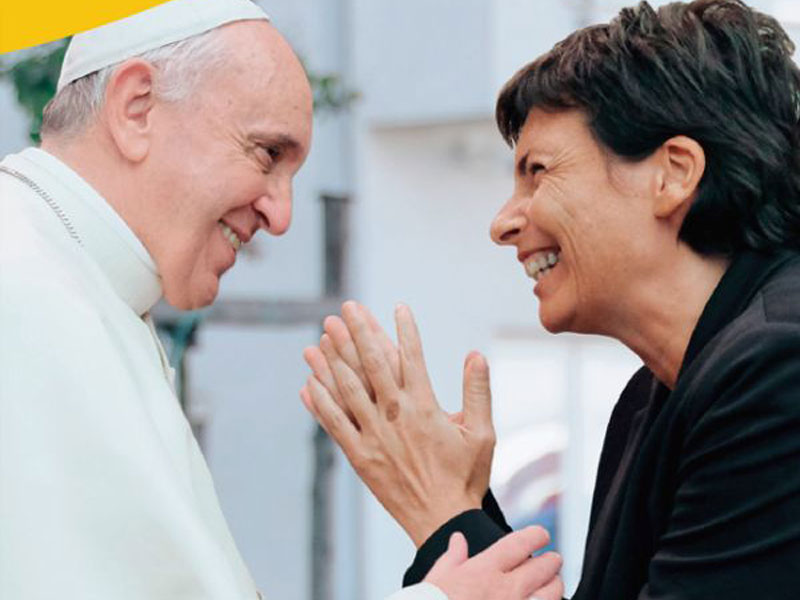 Chiara Amirante e Papa Francesco