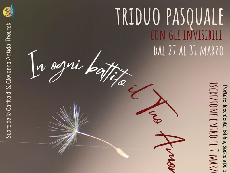 Triduo pasquale con gli invisibili 2024 - Sito