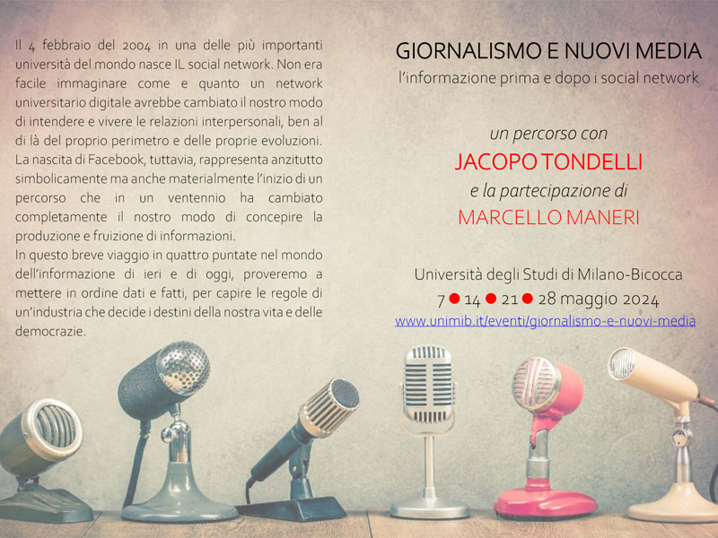 Giornalismo e nuovi media - Sito