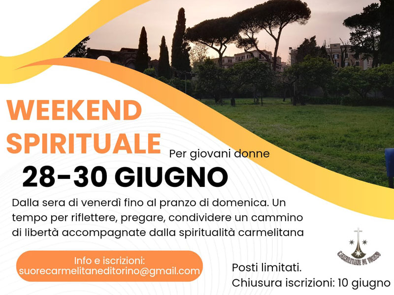 Weekend spirituale - Suore Carmelitane di Torino - Sito