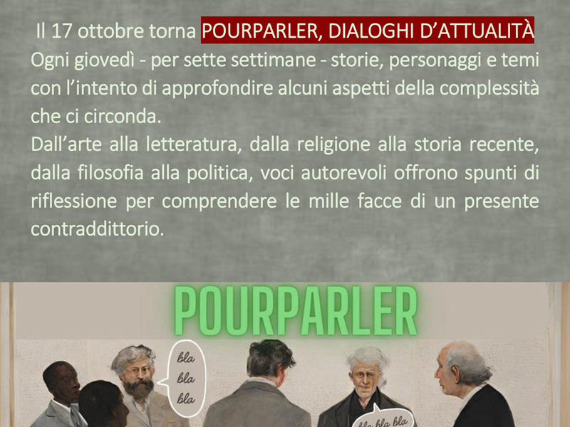 Pourparler - Dal 17 ottobre 2024 - Sito