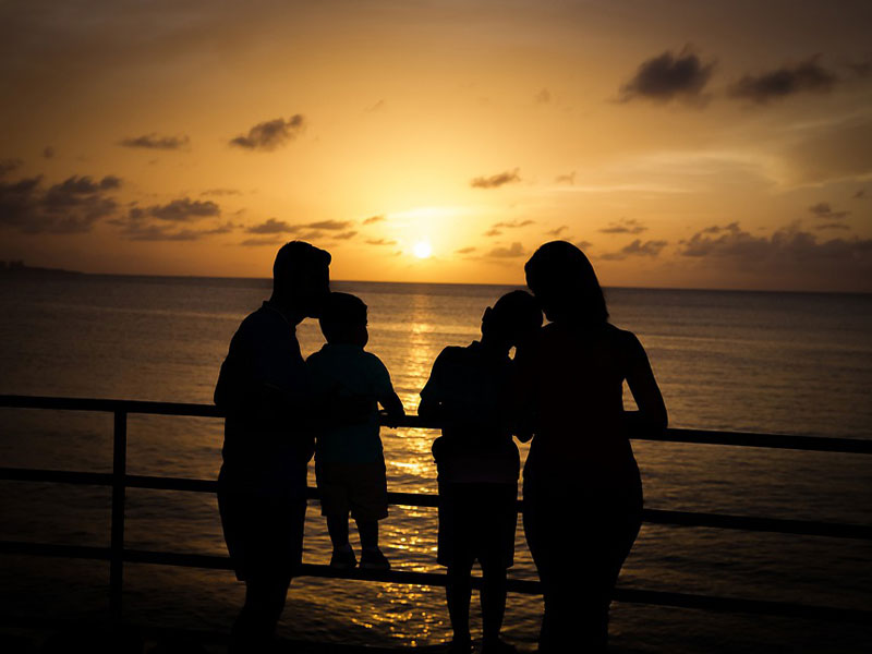 famiglia_tramonto
