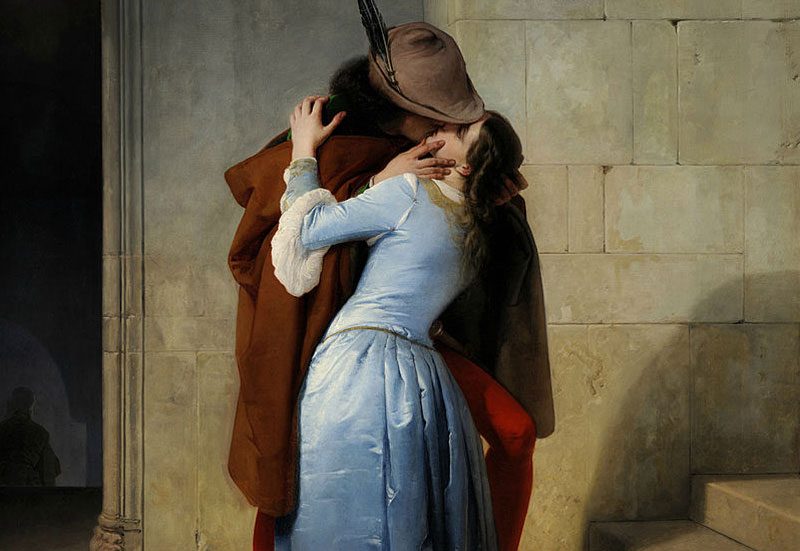 Il bacio di Francesco Hayez (wikimedia commons)