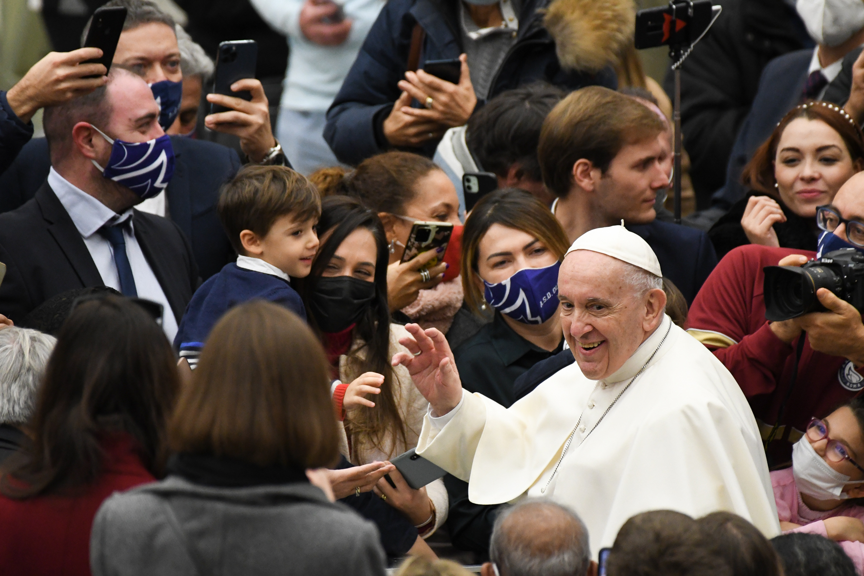 Vaticano, 1 dicembre 2021: udienza generale di Papa Francesco