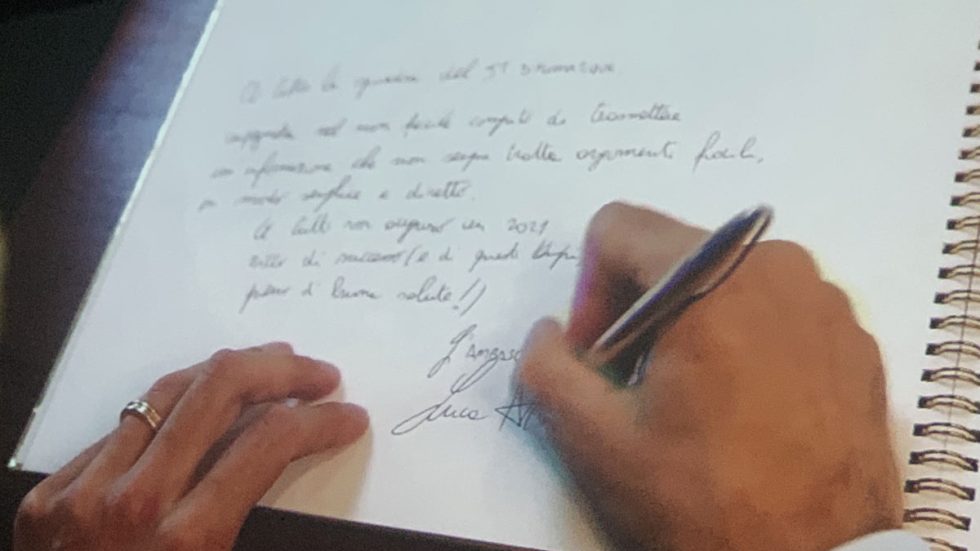 La lettera dell'Ambasciatore