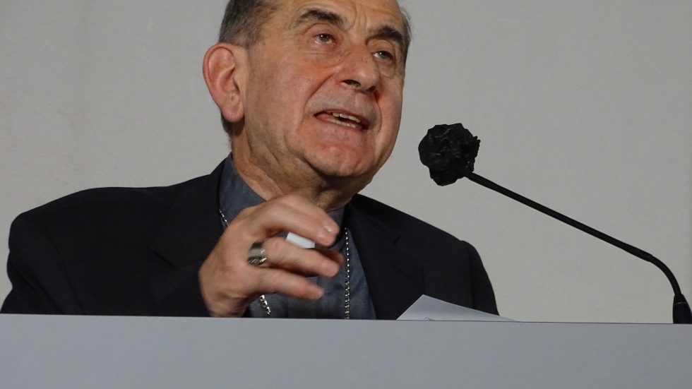 L'Arcivescovo durante il suo intervento
