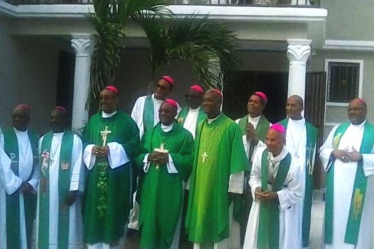 Alcuni Vescovi haitiani (foto Conferenza episcopale haitiana)