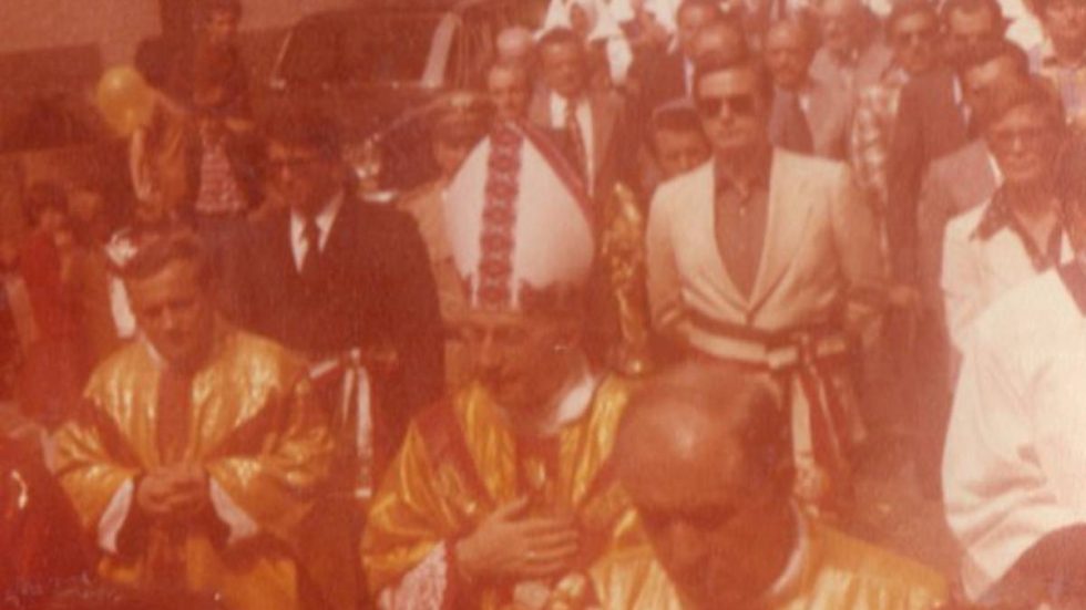 La solenne processione con il Patriarca e con la rappresentanza ufficiale della città di Venezia