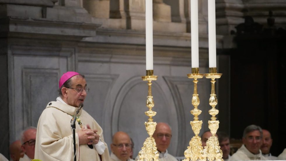 Cantoni cardinale_L'Arcivescovo durante il suo saluto