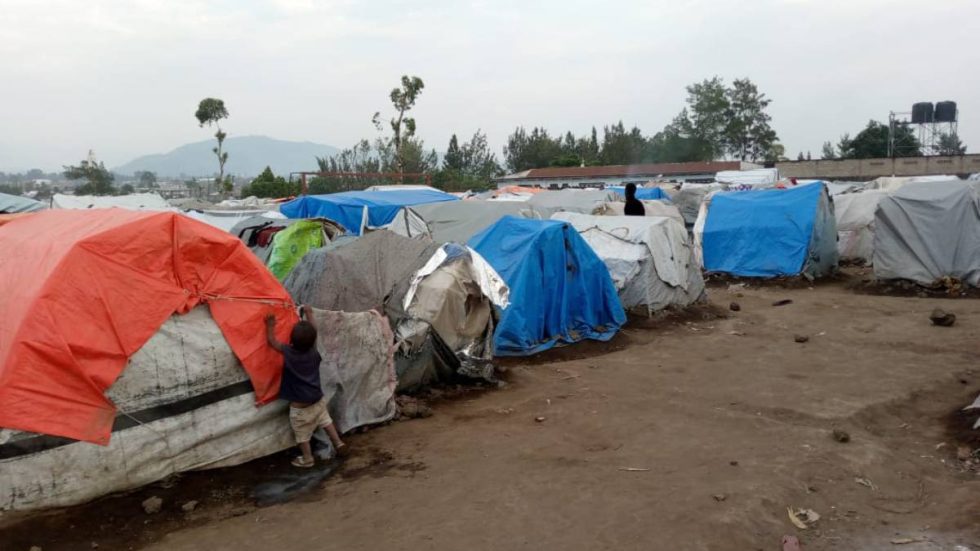 Campo profughi nei dintorni di Goma (foto organizzazioni società civile italiana)