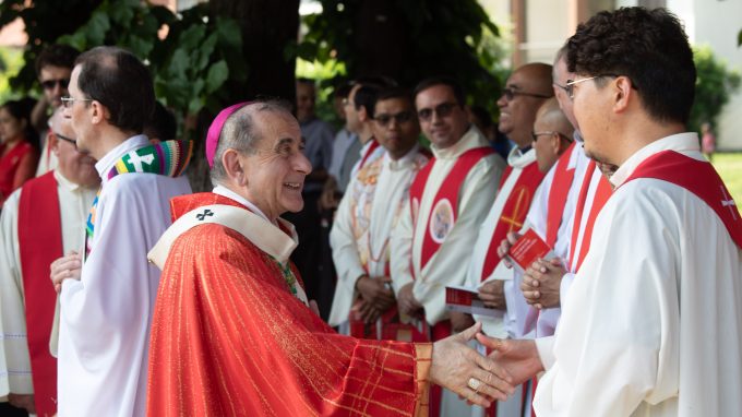 festa diocesana delle genti - evento ecumenico di celebrazione nella solennita della Pentecoste con l arcivescovo Mario Delpini