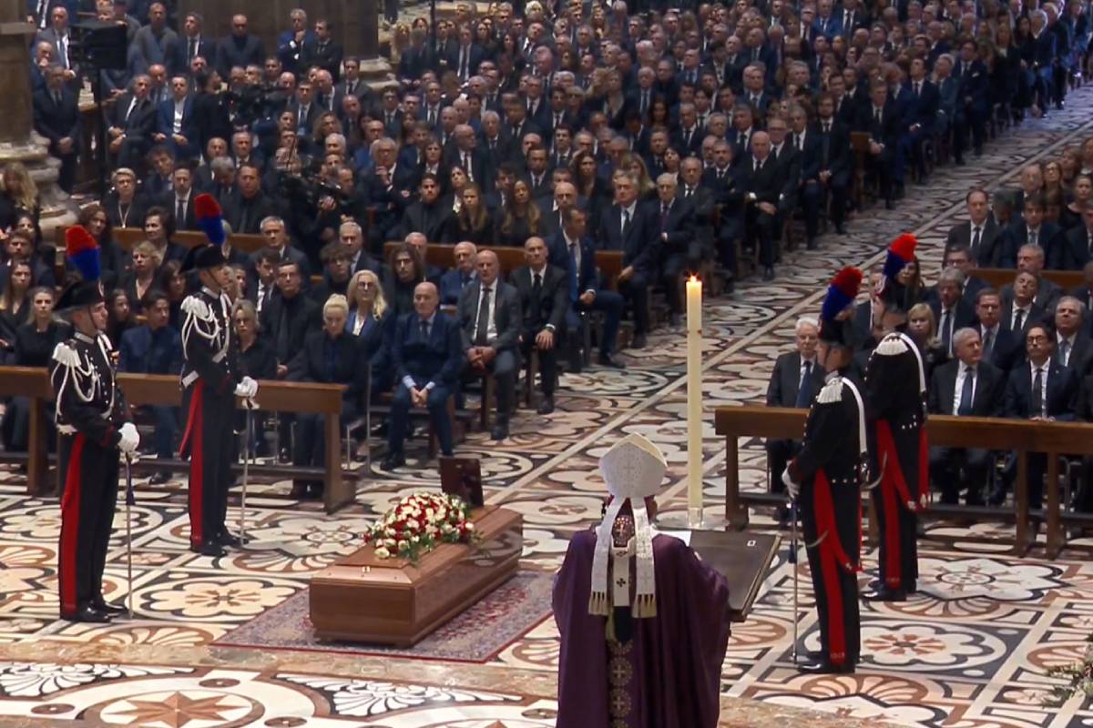 funerali Berlusconi
