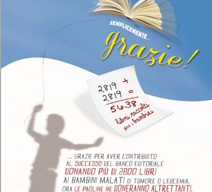 Quasi 6000 libri per i bambini<br>malati di tumore o leucemia