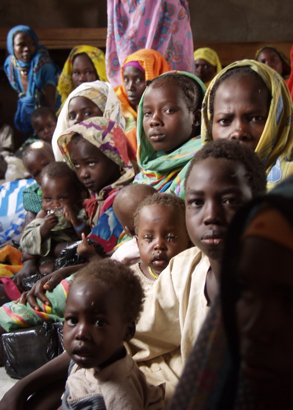 DARFUR,SUDAN VILLAGGIO