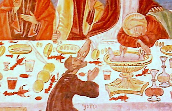 I pesci, l’agnello e… i gamberi!<br>Alla scoperta del “menù” dell’Ultima Cena