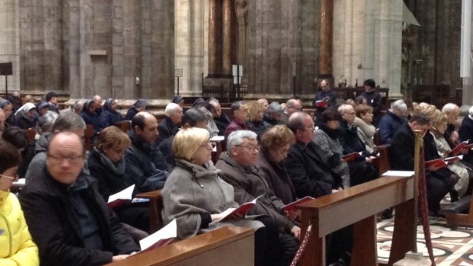 Scola: «La condivisione <br>che viene dallo stare attorno alla croce»