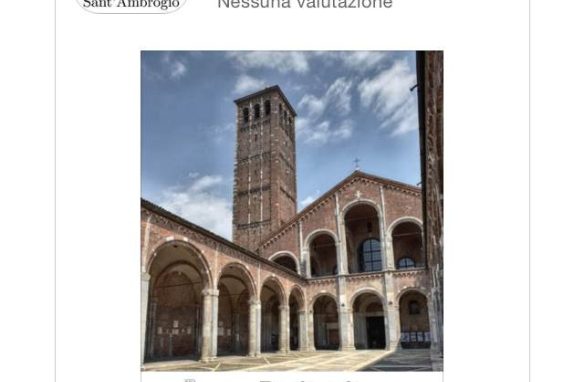 La Basilica di Sant’Ambrogio in una App