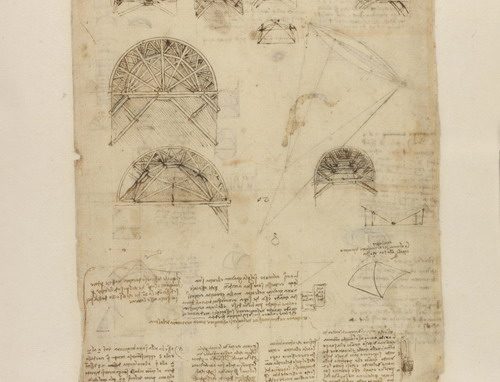 La “mente” di Leonardo, <br>nei fogli del Codice Atlantico