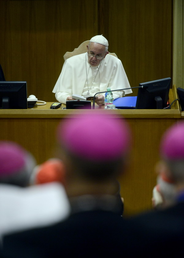 Citt del Vaticano, 5 ottobre 2015
Papa Francesco apre i lavori del sinodo dei vescovi sulla
Famiglia