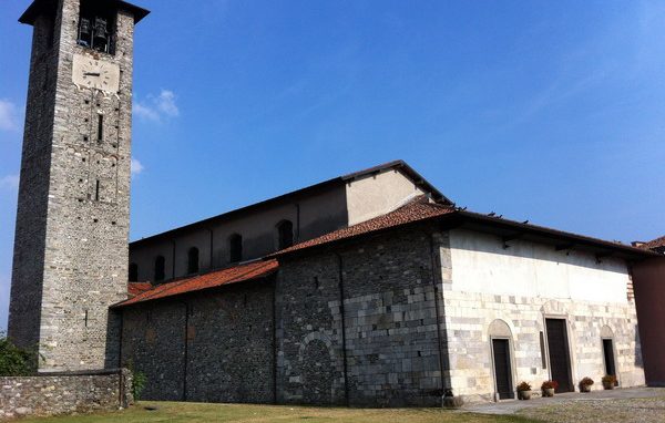 Sesto Calende abbazia San Donato romanico nartece