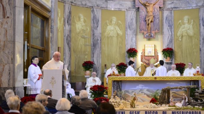 Scola al Palazzolo: «Un luogo benedetto di cui la Chiesa va orgogliosa»