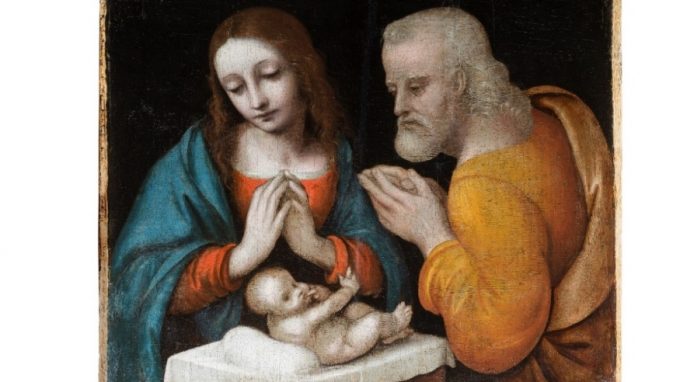 Il “gioco di Dio” <br>nella Sacra Famiglia in San Raffaele