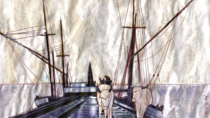 Gli acquerelli di Mengotto per gli studenti Rom