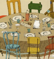 A tavola con i colori del sacro