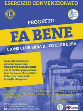 Lions + Caritas = Fa bene