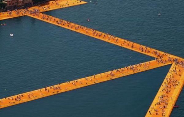 Sul Lago d’Iseo: Christo dopo Christo
