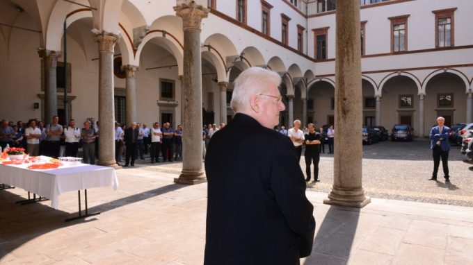 Gli auguri della Curia a Scola Vescovo da 25 anni