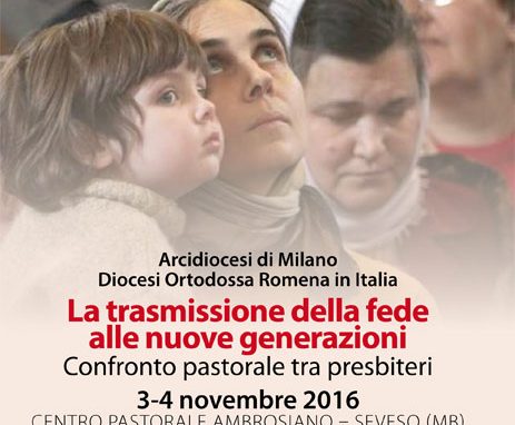 La trasmissione della fede alle nuove generazioni. Confronto pastorale tra presbiteri