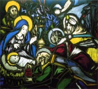 Le vetrate evangeliche “ritrovate” IL VANGELO DI ALDO CARPI