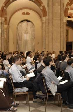 La Veglia diocesana nella basilica di Sant’Ambrogio MUSICA E PREGHIERA PER ASCOLTARE LA CHIAMATA