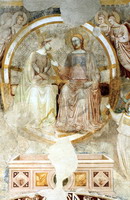 Rinascono gli affreschi giotteschi nel tiburio dell’Abbazia di Chiaravalle