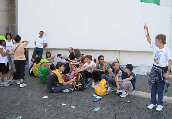Chierichetti, festa a Roma col Papa