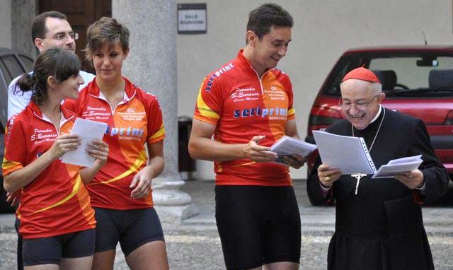 «É come pedalare in una grande cattedrale». I giovani di Cesano Maderno verso Madrid