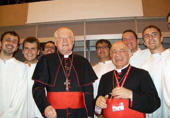 Alla Gmg l’abbraccio dei giovani<br>ai due cardinali
