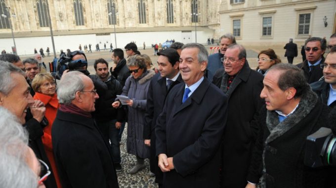 Il ministro Ornaghi visita<br>la mostra sull’Evangelario