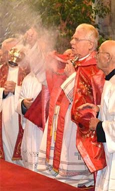 Il Te Deum dell’Arcivescovo <br>con gli anziani del Trivulzio