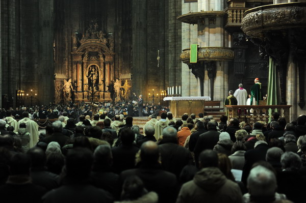 Mercoledì 22 febbraio 2012, in Duomo a Milano, il cardinale Angelo Scola ha presieduto la celebrazione eucaristica in occasione dell'anniversario della morte di mons. Luigi Giussani