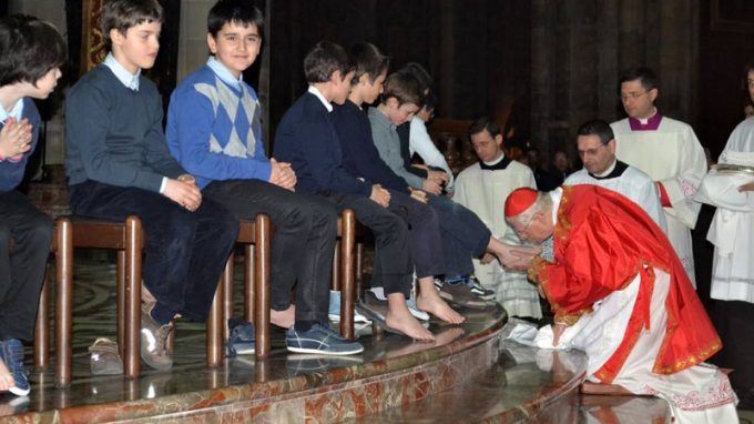 Giovedì santo, <br>Messa “in coena Domini”