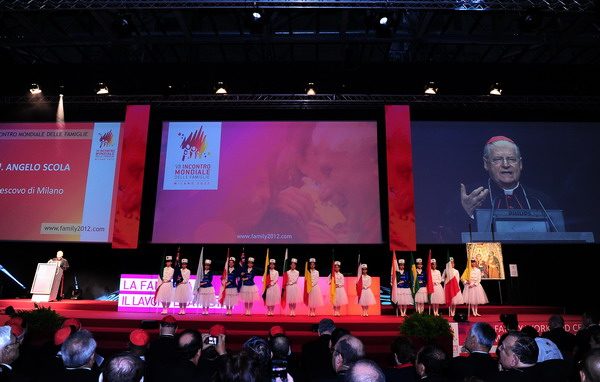 Rappresentazione di apertura del VII incontro mondiale delle famiglie